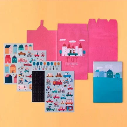 MANUALIDADES 150 STICKERS CITY - Imagen 2