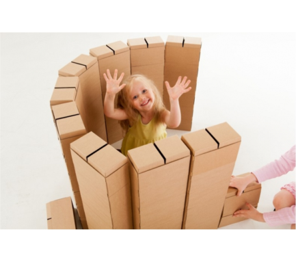 60 PIEZAS DE CONSTRUCCIÓN XXL CAJAS CARTÓN GIGI - Imagen 4