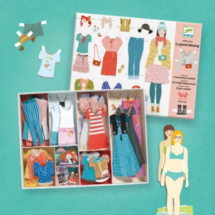 MUÑECAS DE PAPEL EL GRAN ROPERO VESTIDOS - Imagen 2