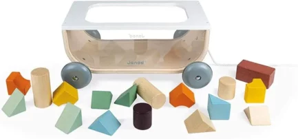 Carrito de arrastre con bloques - Imagen 3