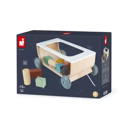 Carrito de arrastre con bloques - Imagen 2